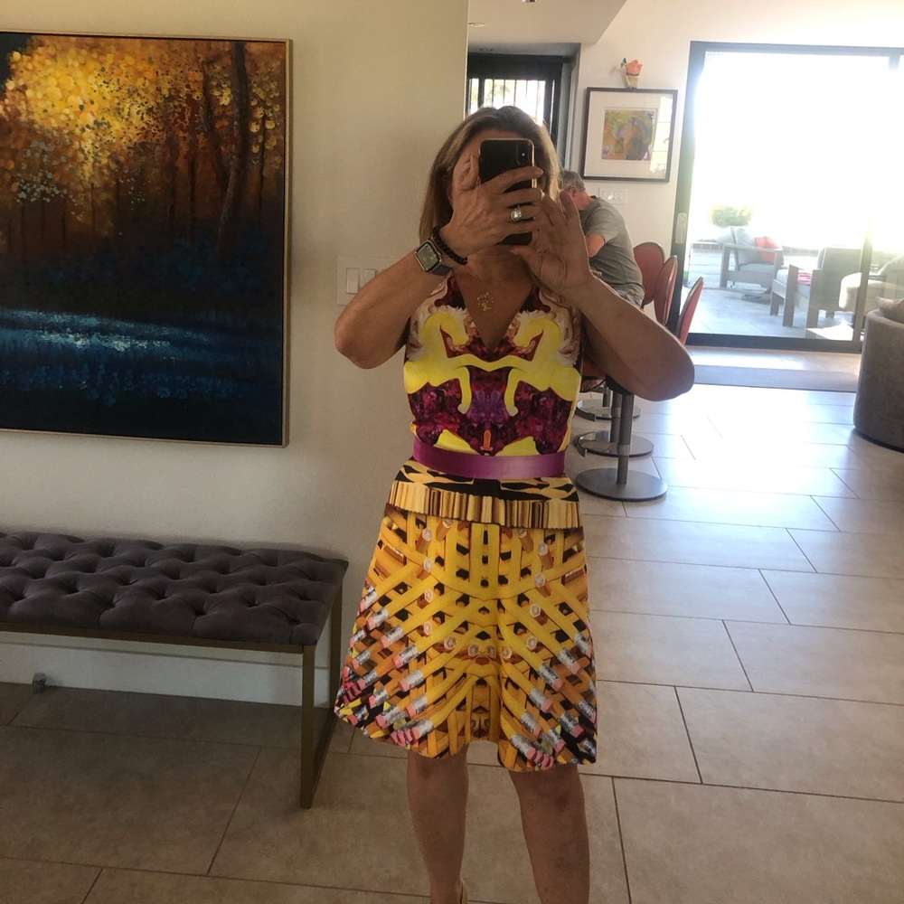 Mary Karantzou size 8 (fits like 6). Like new. Made in U.K. Stunning.